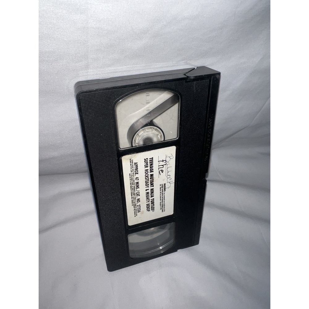 Teenage Mutant Ninja Turtles - Super Rocksteady & Mighty Bebop VHS Read